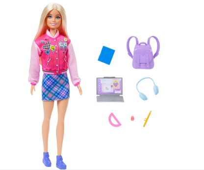 Barbie | I Love School Doll Set