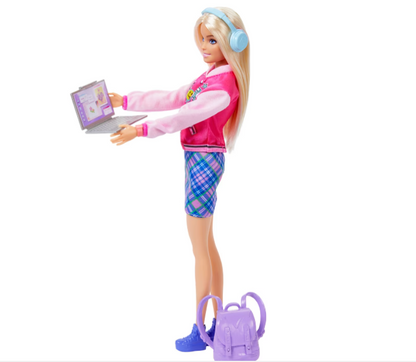 Barbie | I Love School Doll Set