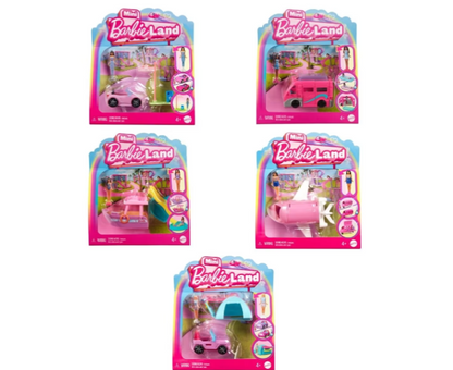 Mini | Barbie Land Doll & Vehicle Set - Assorted