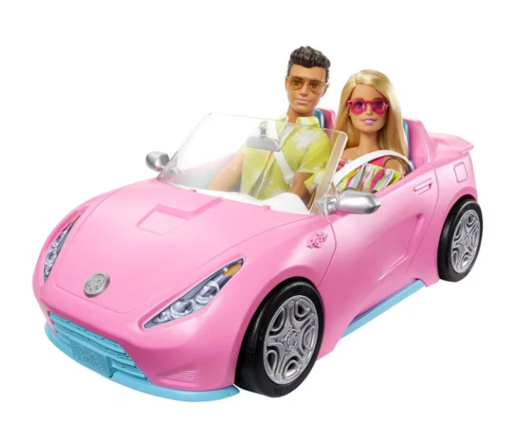 Barbie and Ken Convertible Car and Pool Gift Set