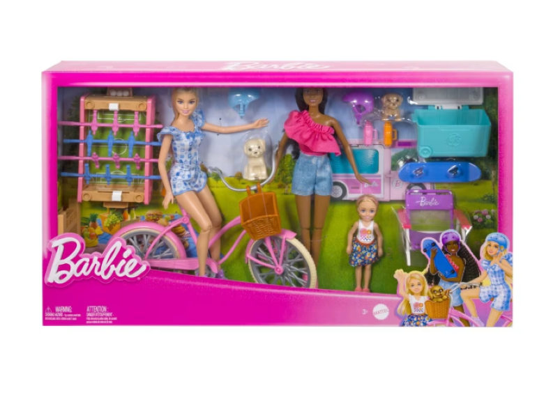 Barbie | Backyard Fun Playset with Barbie Dolls & Accessories