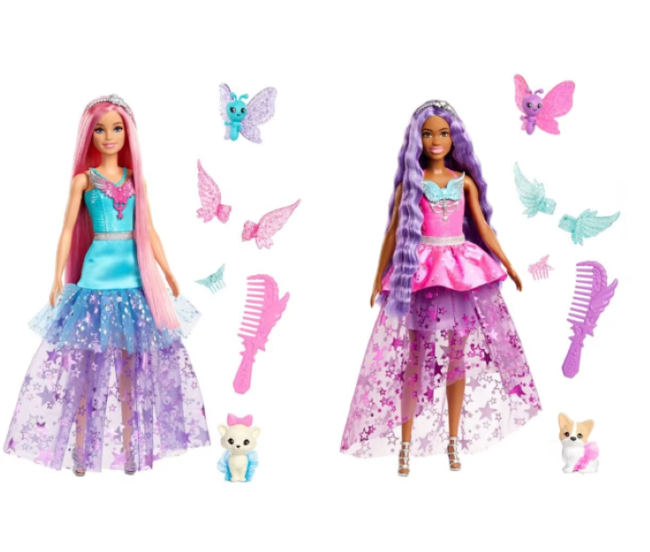 Barbie | A Touch of Magic Doll with Fairytale Dress - Assorted