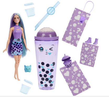 Barbie | Pop Reveal Bubble Tea Series Fashion Doll & Accessories Set - Assorted