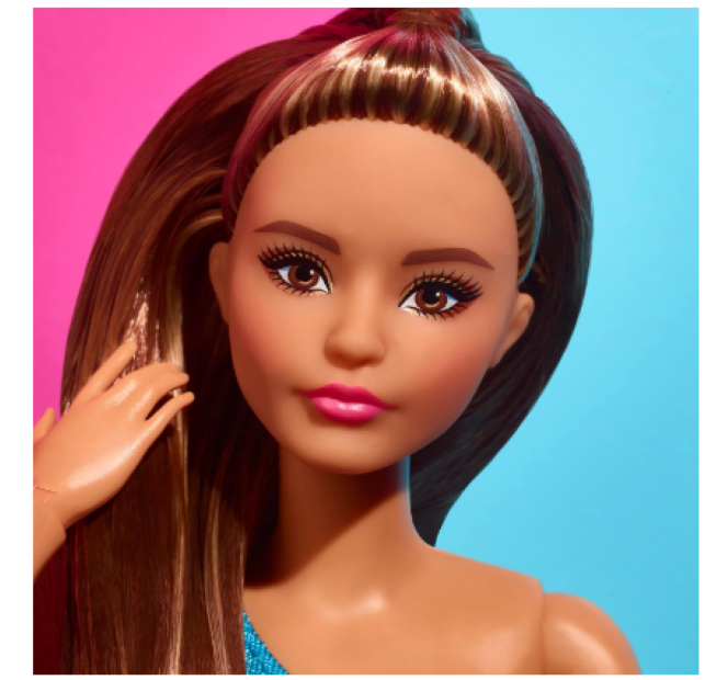 Barbie | Looks Doll with Brown Hair Dressed in One-Shoulder