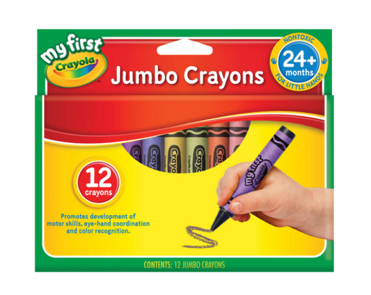 Crayola | My First Jumbo Crayons - Pack of 12