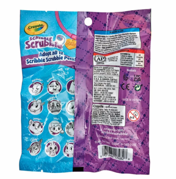 Crayola | Scribble Scrubbie Pets Pack