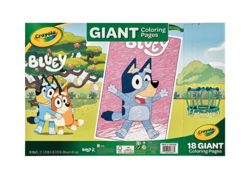 Crayola | Bluey 18 Giant Coloring Pages