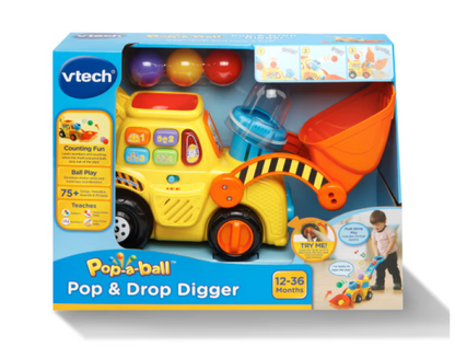 VTech | Pop-a-Balls Push & Pop Bulldozer