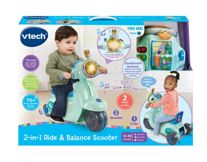 VTech | 2-in-1 Ride & Balance Scooter