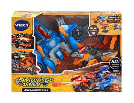 VTech | Switch & Go Dinos 2-in-1 Dino Launcher