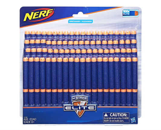 100 Pack NERF N-Strike Elite Darts