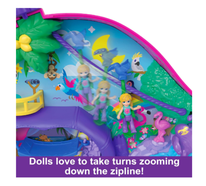 Polly Pocket | Playset and Travel Toy with 2 Micro Dolls and 12 Accessories