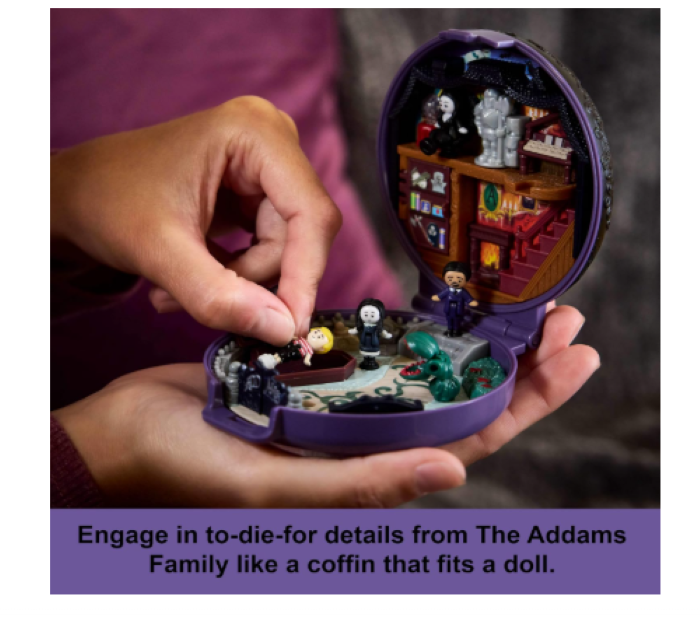 Polly Pocket | Collector The Addams Family Compact, Special Edition Dolls and Playset