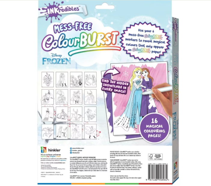 Disney Frozen | INKredibles Mess-Free ColourBurst Activity Kit - Book