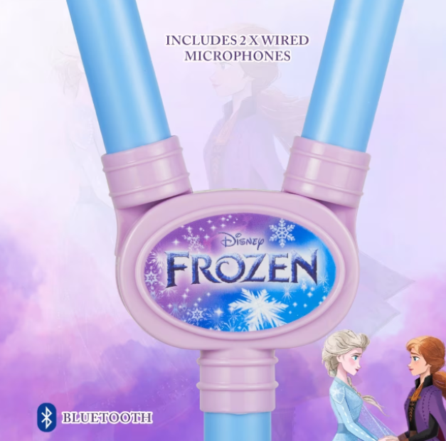 Disney Frozen | Bluetooth Karaoke Double Mic Stand