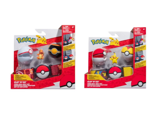 Pokemon | Clip 'N' Go Poke Ball Belt Set - Assorted