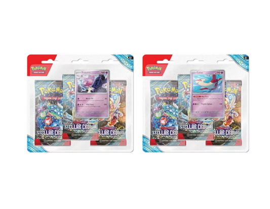 Pokemon | Trading Card Game: Scarlet & Violet Stellar Crown Three-Booster Blister Pack - Assorted