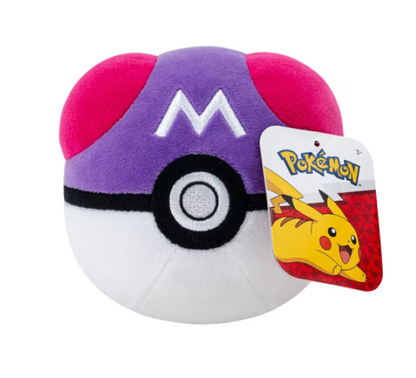 13cm Pokemon Poke Plush Ball - Assorted