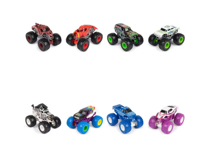 2 Pack Monster Jam 1:64 Die Cast Trucks - Assorted