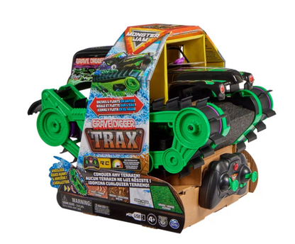 Monster Jam | Grave Digger Trax Remote Control Vehicle