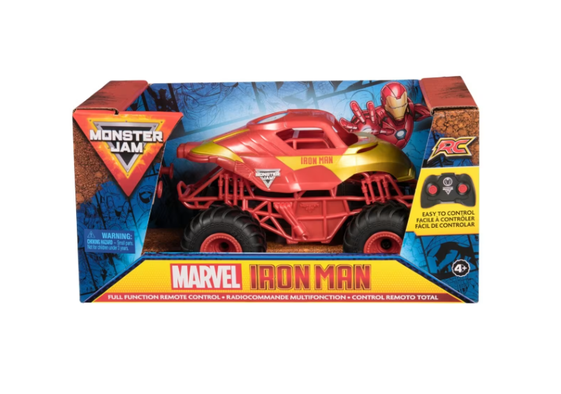 Monster Jam |  Marvel Iron Man 1:24 Scale RC Monster Truck