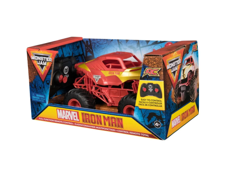 Monster Jam |  Marvel Iron Man 1:24 Scale RC Monster Truck