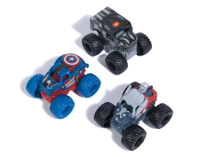 Monster Jam | 3 Pack Mini Marvel 1:87 Scale Bundle - Assorted