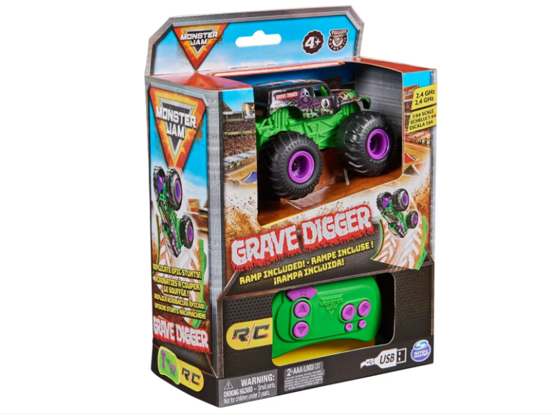 Monster Jam | RC 1/64 Scale 2.4GHz Grave Digger