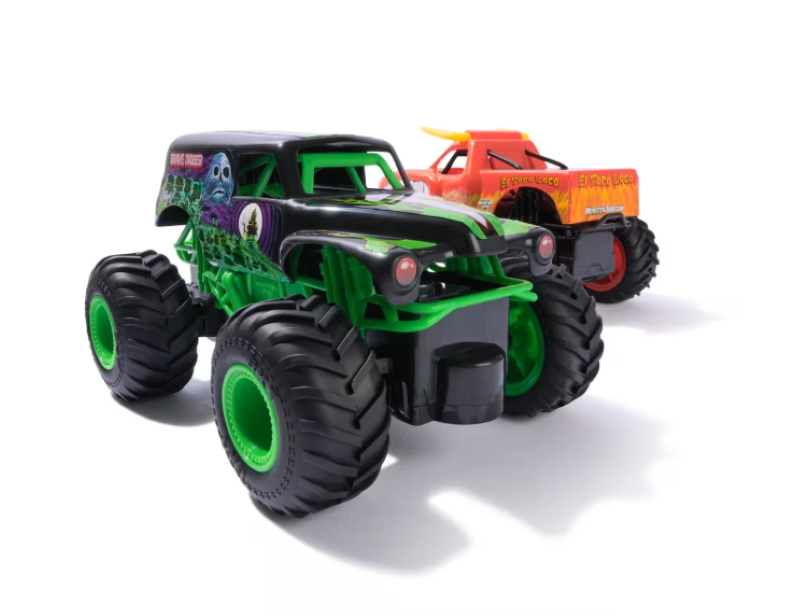 Monster Jam | RC 1:24 Grave Digger vs El Toro Loco Racing Rivals, 2 Pack