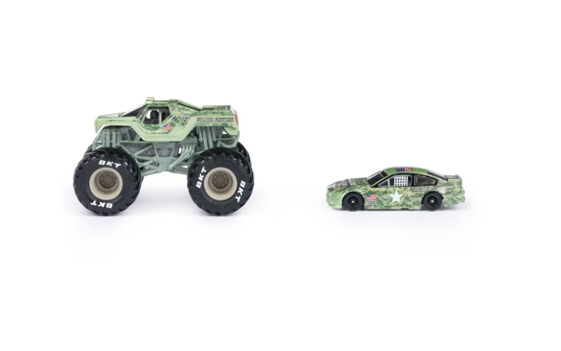 Monster Jam | 1:64 Scale Truck and Race Car Set - Assorted