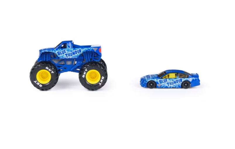 Monster Jam | 1:64 Scale Truck and Race Car Set - Assorted