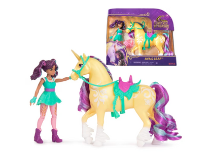 Unicorn Academy | Ava Small Doll & Leaf