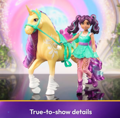 Unicorn Academy | Ava Small Doll & Leaf