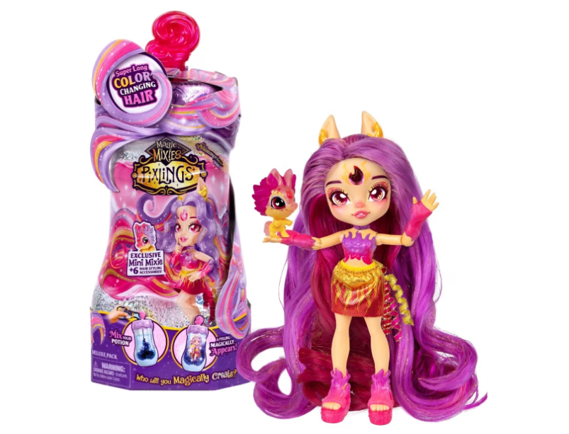 Magic Mixies | Pixlings Deluxe Pack: Pippa the Firehorse Pixling Playset - Assorted