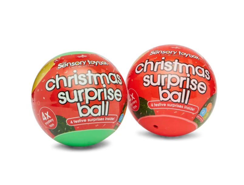 ToyMania | The Sensory Toy Box Christmas Surprise Ball - Assorted