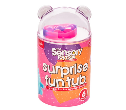 ToyMania | The Sensory Toy Box Surprise Fun Tub - Assorted, 6 Pack