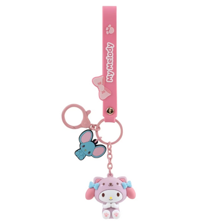 Hello Kitty | and Friends Animal Keychain with Hand Strap - Assorted