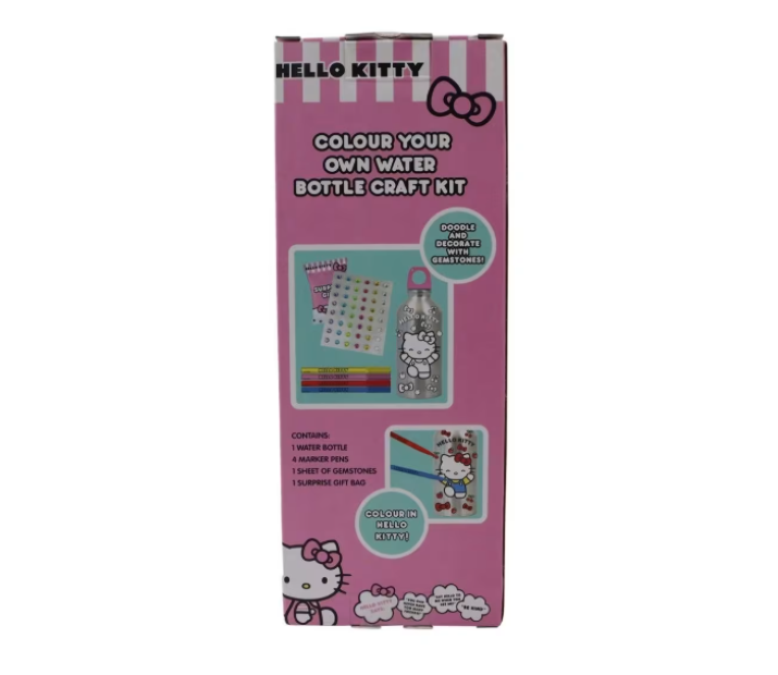 Hello Kitty | Colour Your Own Water Bottle Craft Kit