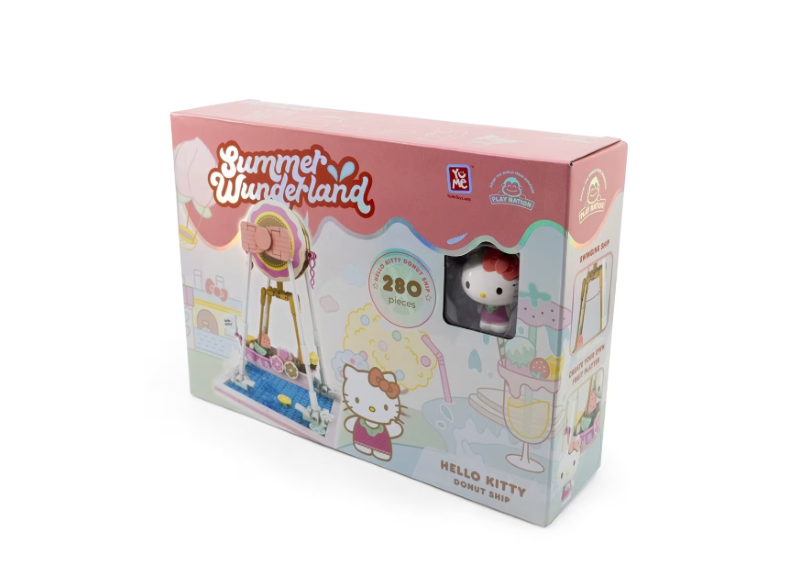 Hello Kitty and Friends YuMe Blocks: Summer Wunderland Series Hello Kitty Donut Ship