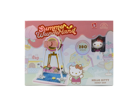 Hello Kitty and Friends YuMe Blocks: Summer Wunderland Series Hello Kitty Donut Ship