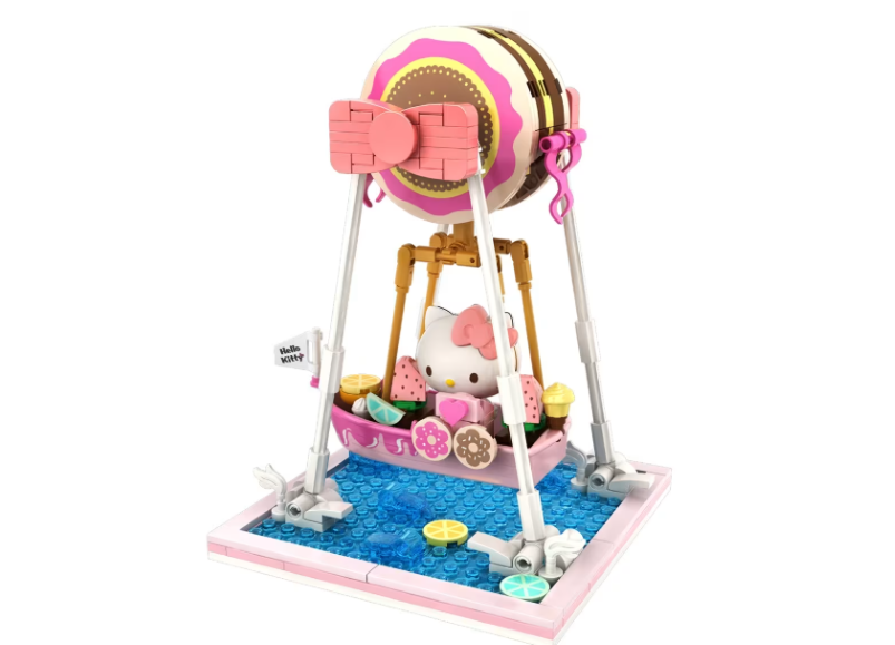 Hello Kitty and Friends YuMe Blocks: Summer Wunderland Series Hello Kitty Donut Ship