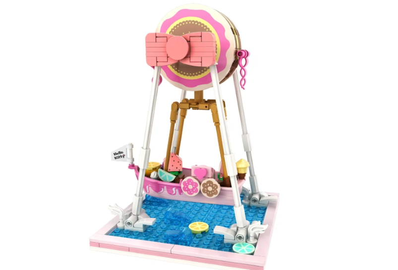 Hello Kitty and Friends YuMe Blocks: Summer Wunderland Series Hello Kitty Donut Ship