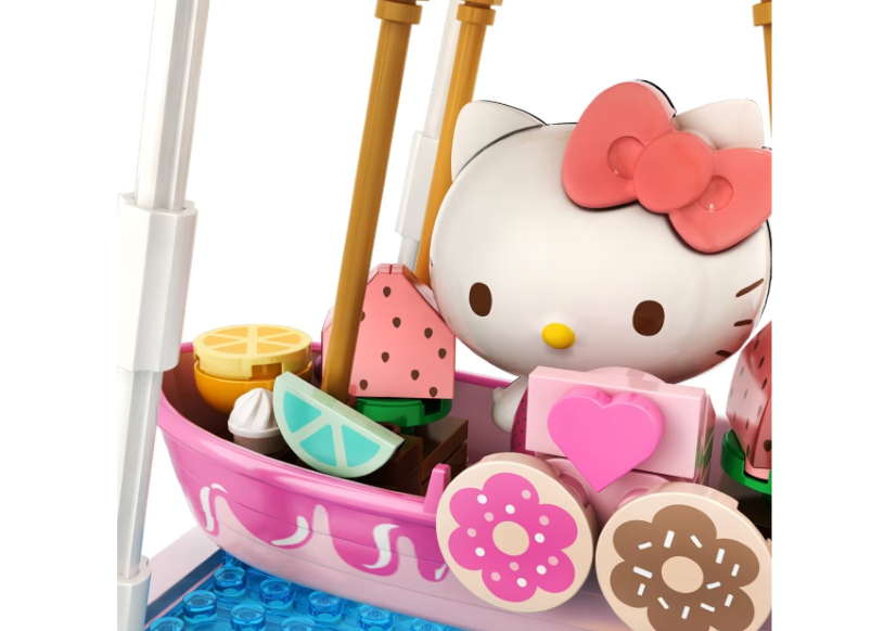 Hello Kitty and Friends YuMe Blocks: Summer Wunderland Series Hello Kitty Donut Ship