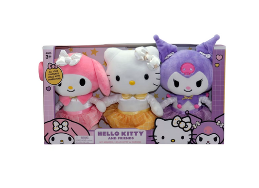 3 Pack Hello Kitty and Friends Plush Toy