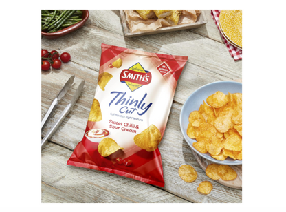 Smith's Thinly Cut Sweet Chilli and Sour Cream Potato Chips 175 g