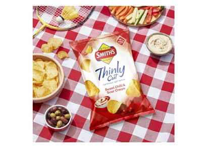 Smith's Thinly Cut Sweet Chilli and Sour Cream Potato Chips 175 g