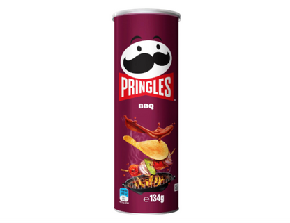 Pringles BBQ Stacked Potato Chips, 12 Pack (12 x 134g)