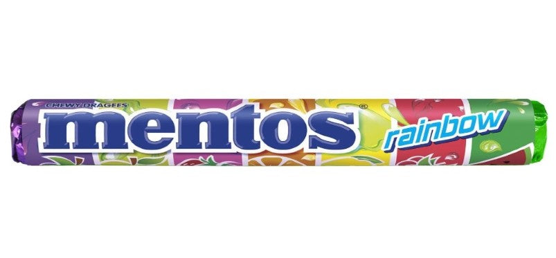 MENTOS Rainbow Candy Roll, 40 Rolls, 40 x 37.5g