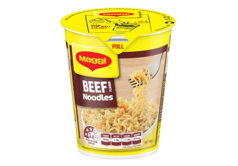 Maggi Beef Noodle Cup 12 Pack