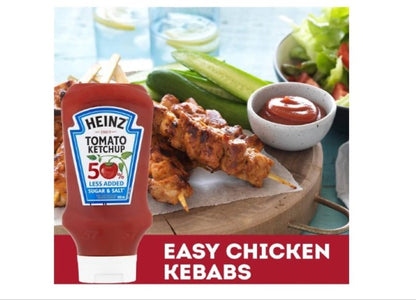 Heinz Ketchup 50% Less Added Sugar and Salt Tomato Sauce 500 ml